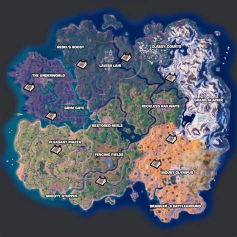 All Weapon Bunker locations in Fortnite Chapter 5 Season 2 - Dexerto