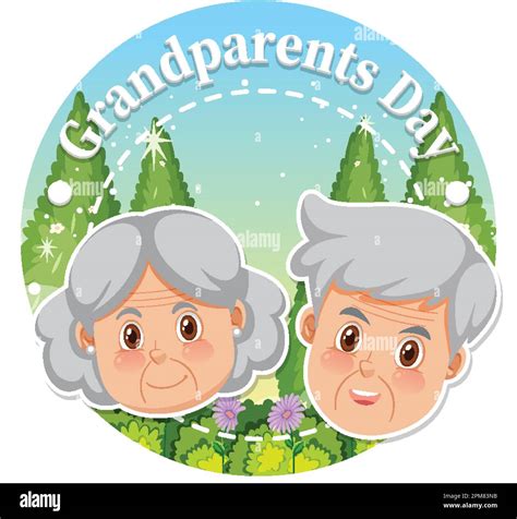 Happy grandparent day banner illustration Stock Vector Image & Art - Alamy