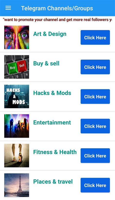 Descargar Telegram Channel APK Última Versión 1.3 para Android