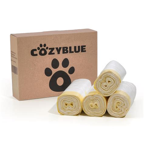 COZYBLUE 4-PACK Cat Litter Box Drawer Liners | Waste Bags | 80 Bags ...
