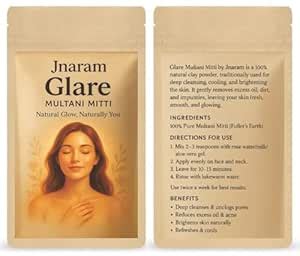 JNARAM Glare Mutani Mitti Natural Glow Naturally : Amazon.in: Beauty