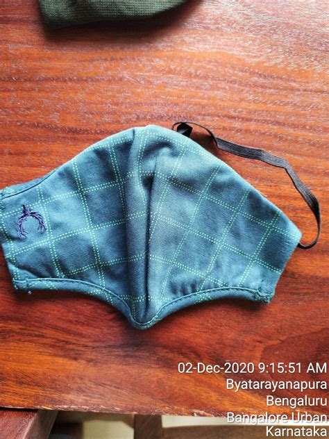 Allen Solly Unisex 3 Ply Outdoor Protective Face Masks Pack of 4 ...