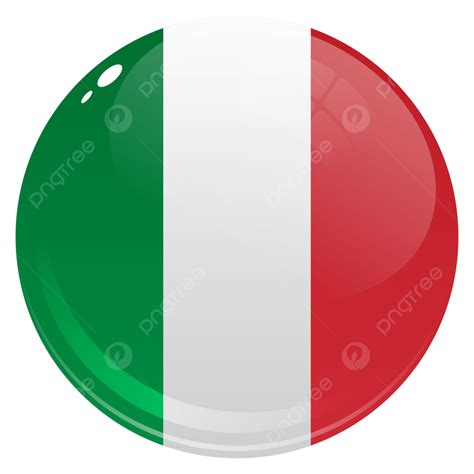 Italy Flag Vector Hd Images, Round Country Flag Italy, Round, Country, Flag Italy PNG Image For ...