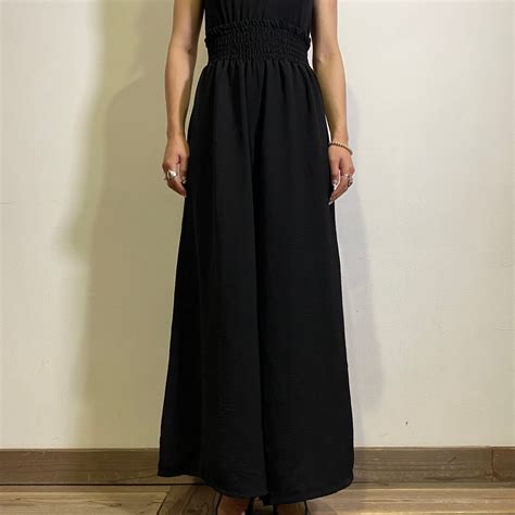 Black wide pants | LEMON