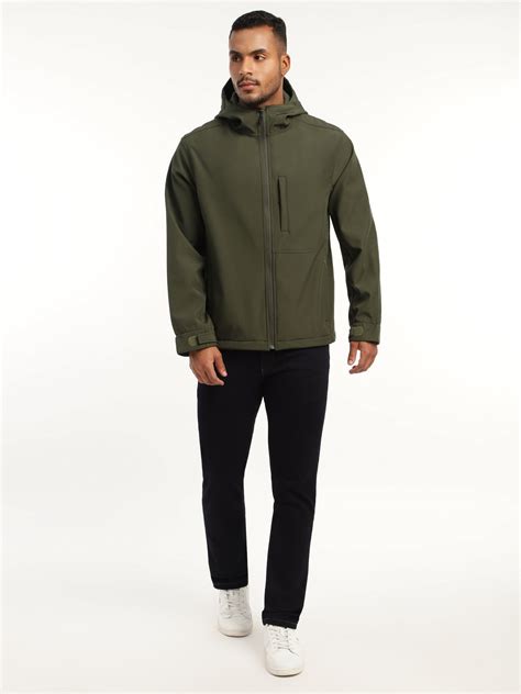Khaki 12 Zip Softshell WP Lycra Jacket | MountMiller®
