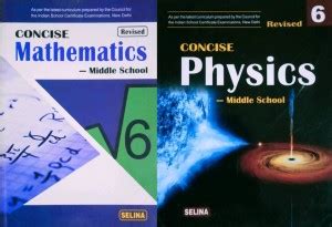 Selina Icse Concise Mathematics And Physics Class 6: Buy Selina Icse ...