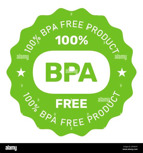 BPA free label, bisphenol A and phthalates free product, non toxic plastic emblem, vector Stock ...