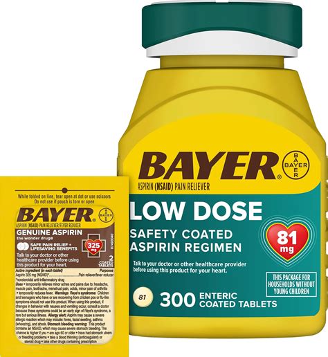 Amazon.com: Bayer Aspirin Regimen 81mg Chewable Tablets | #1 Doctor ...