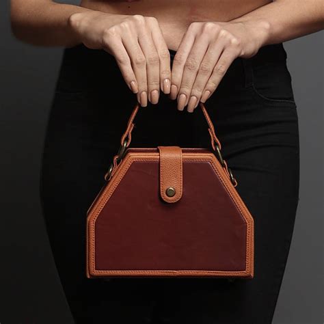 Cherry Handcrafted Trapezium Sling Bag for women – GoneCase