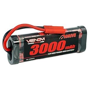 Venom 7.2v 3000mAh 6-Cell NiMH Battery with HXT 4.0mm Plug : Amazon.in ...