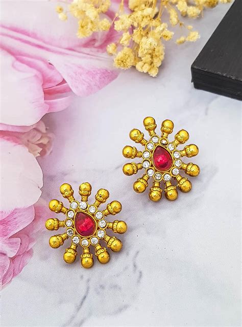 Gold Plated Studs 18454N – Griiham