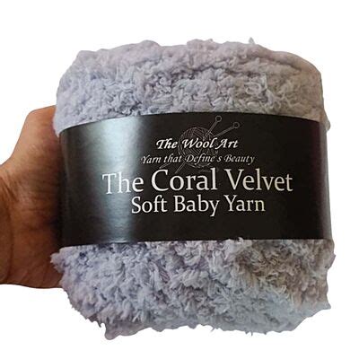 Buy Online Coral Velvet Soft Baby Yarn | Baby knitting yarn| Soft yarn ...