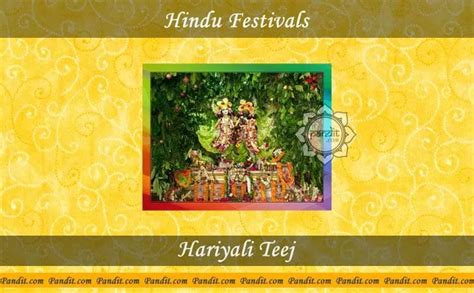Hariyali Teej Celebration With Indian Rituals - Pandit.com