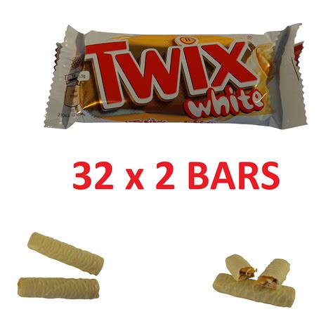 White Chocolate Twix | 32 Double Bars | Twix White Chocolate | 51.92 Oz ...