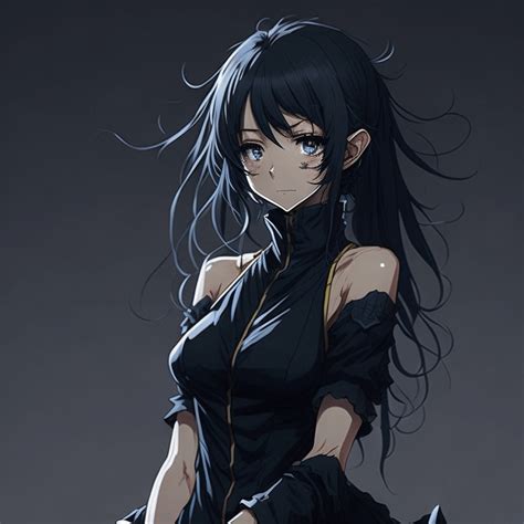 Female Anime Characters With Black Hair