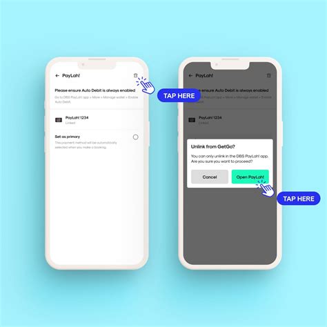How do I remove PayLah! as a payment method? - GetGo Help Centre