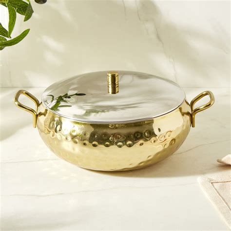 Buy Shale Primo Set of 2 Stainless Steel Casseroles with Lid - 1.2L ...