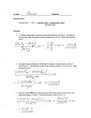 Image result for Percentage Error Questions