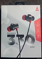 boAt Rockerz 330ANC Bluetooth Neckband in Ear Earphones with mic ...