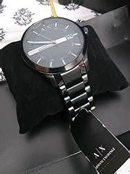 Armani Exchange Mens Hampton Stainless Steel Analogue Watch - AX2104 ...