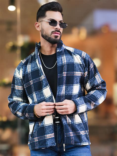 Checkered Black Zipper Full Sleeve Shacket – ManiacLife.com