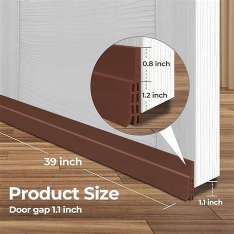MOGADGET Door Tape for Seal Gap Seal Bottom Strip for Home,Rubber ...