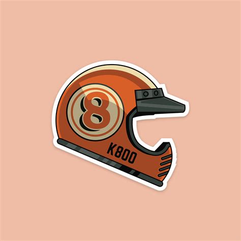Biker Stylish Helmet Sticker – Fantastick