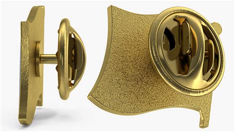 European Union Flag Lapel Pin 3D model | 3D Molier International