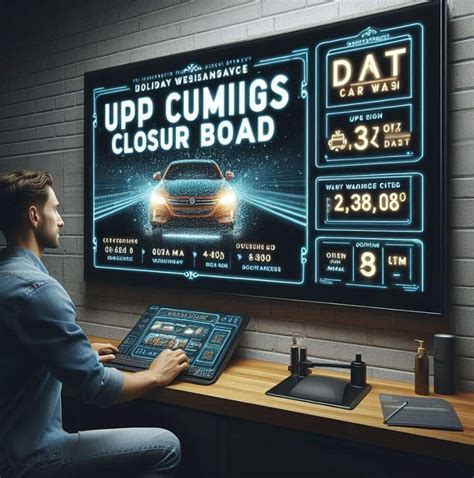 Premium Car Wash Digital Menu Design | Freelancer