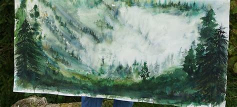 Aquarell Tutorial Wald 的图像结果