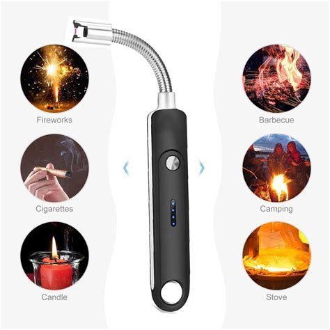 DOCOSS - Rechargeable Electric Gas Lighter Kitchen Lighter 280 mAh Hig