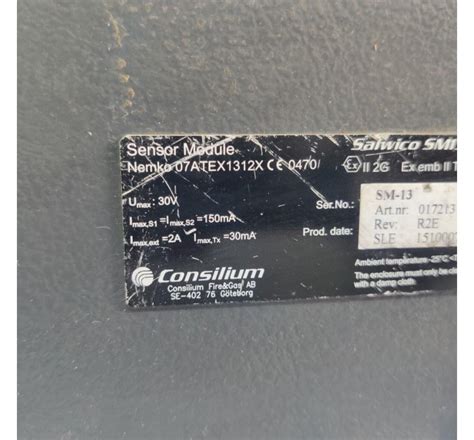 Consilium Salwico SM13 Sensor Module SM-13 REV R2E | Ashiyana Marine