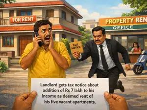 Landlord gets tax notice about addition of Rs 7 lakh to his income as ...