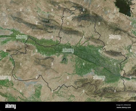 Samarkand, region of Uzbekistan. High resolution satellite map Stock ...