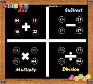Tambola Tickets Mathematics Theme Bingo Housie tickets for Tambola Game ...