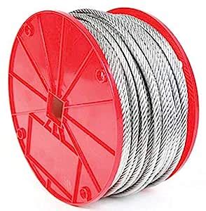 Koch 003162 Cable, 7 by 19 Construction, Trade Size 3/16 by 250 Feet ...