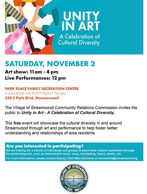 Unity in Art - A Celebration of Cultural Diversity, Park Place ...