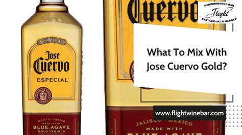 Jose Cuervo Tequila What To Mix With at Sebastian Queale blog