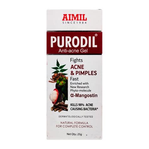 Buy Purodil Anti-Acne Gel 20gm at best price – Ayushmedi