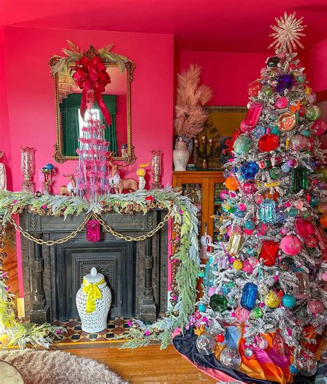 Download Vintage Pink Christmas Decor Wallpaper | Wallpapers.com