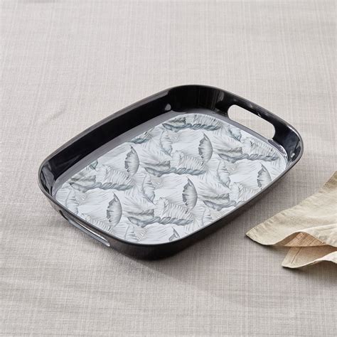 Buy Garnet Melamine Printed Small Serving Tray - 33x24.5 cm from Home ...