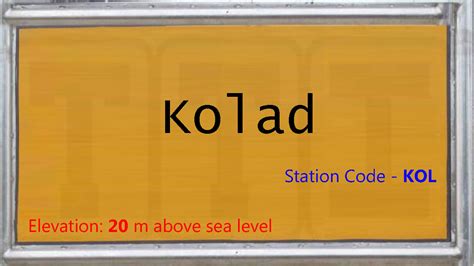 KOL / Kolad Railway Station | Train Arrival / Departure Timings at Kolad