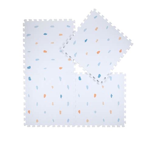 Kind and Me Coloured Set in Powder Blue Playmat- Terrazzo – The Mom Store