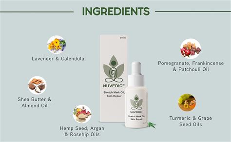 Nuvedic Stretch Mark Oil for Women 50ml | Pregnancy Stretch Marks Cream ...