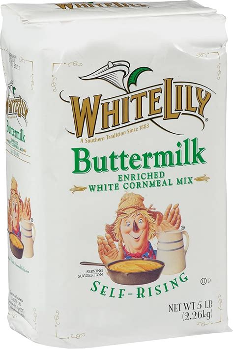 Amazon.com: White Lily Self-Rising Buttermilk White Cornmeal Mix ...