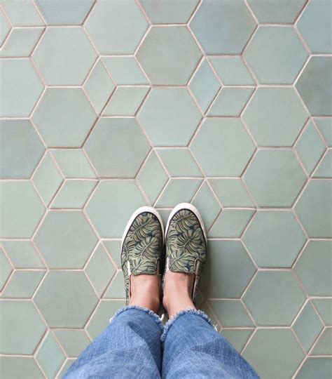 9 Projects to Inspire: Hexagon Floor Tile - Mercury Mosaics
