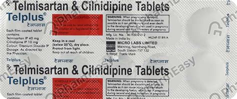 Telplus Strip Of 10 Tablets: Uses, Side Effects, Price & Dosage | PharmEasy