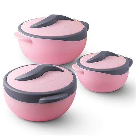 Buy Pinnacle Parisa Insulated Casserole Set of 3 (500 ML, 1000 ML, 1500 ...