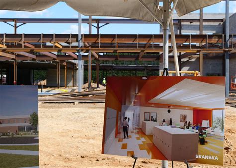 Skanska Celebrates Topping Out Milestone At Baucom Elementary School In ...