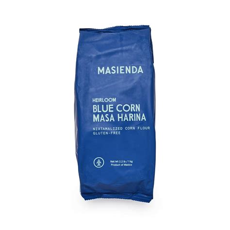 Amazon.com : Masienda Heirloom Blue Corn Masa Harina/Flour 2.2 LB (Pack ...